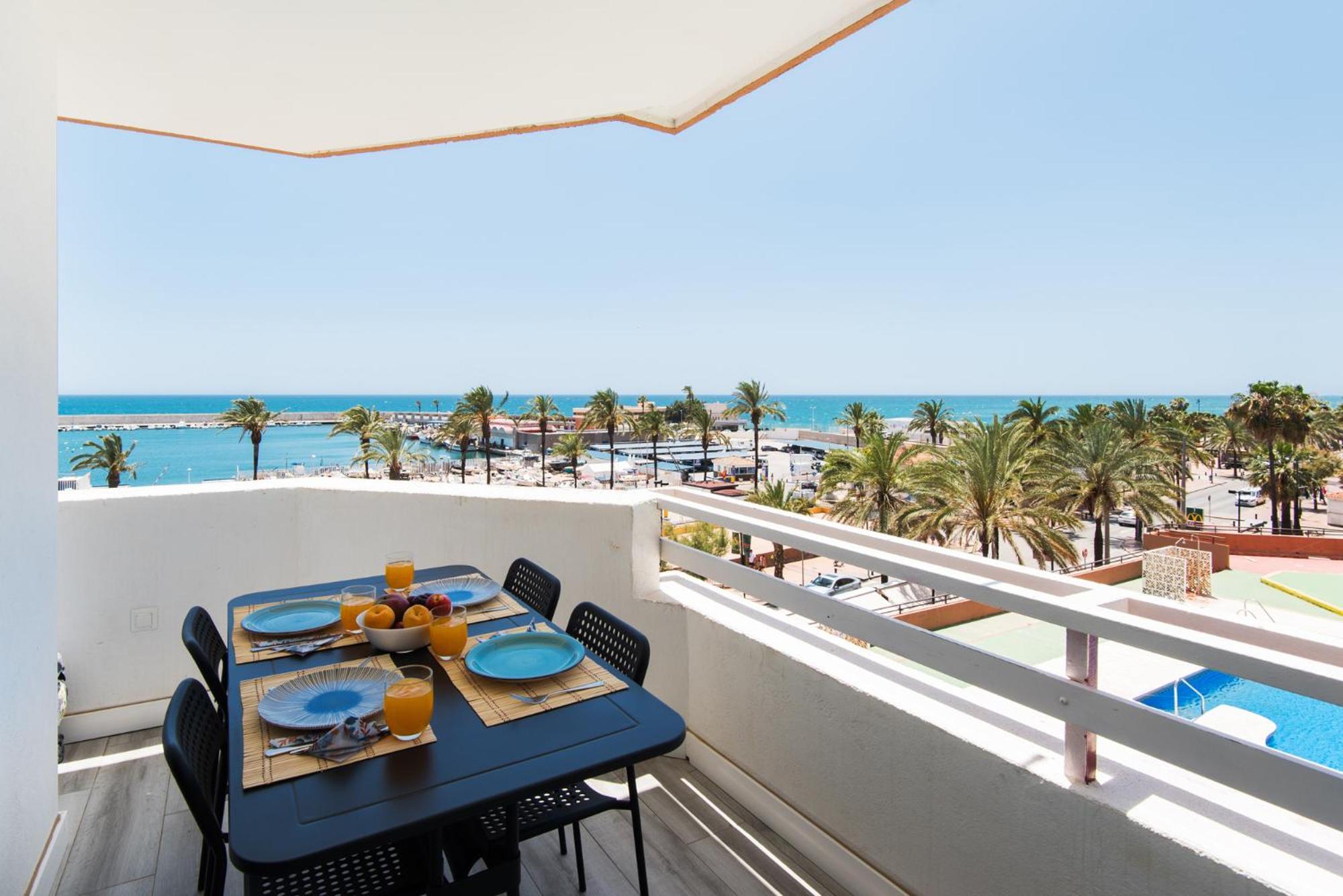 Palm True Towers 1, Marina Beach Apartment Фуэнхирола Экстерьер фото